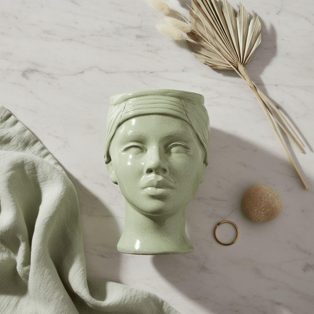 Testa di Moro Era Argilla Verde chiaro - Sua Maestà Sicilia