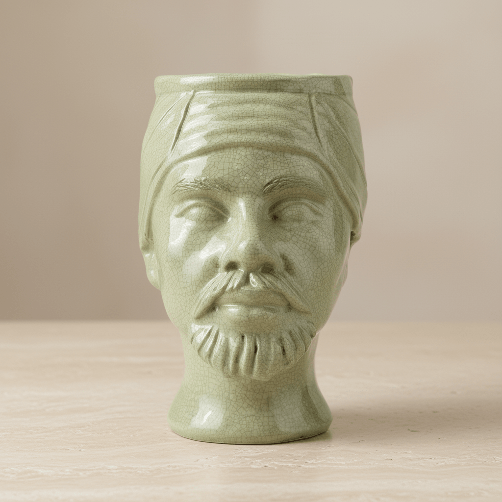 Testa di Moro Era Argilla Verde chiaro - Sua Maestà Sicilia