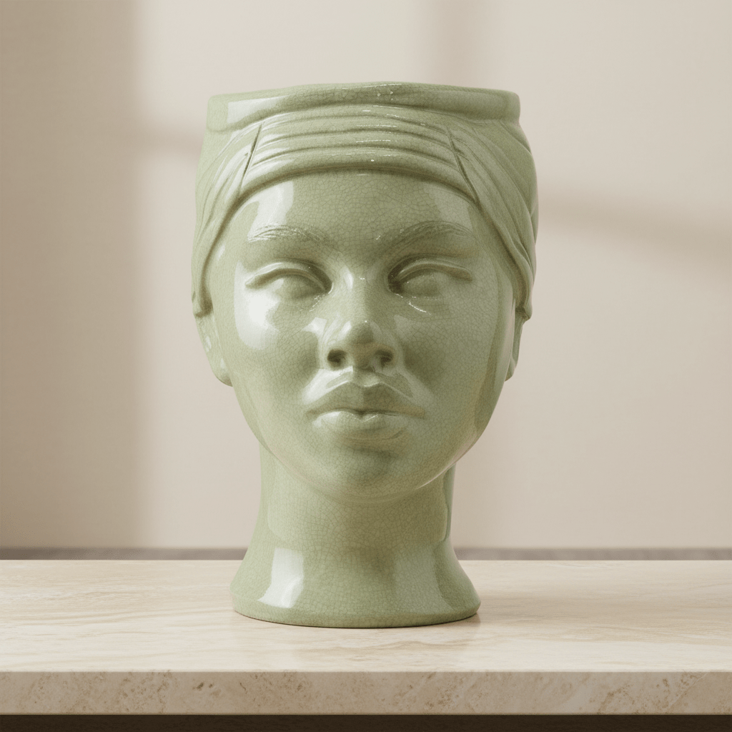 Testa di Moro Era Argilla Verde chiaro - Sua Maestà Sicilia