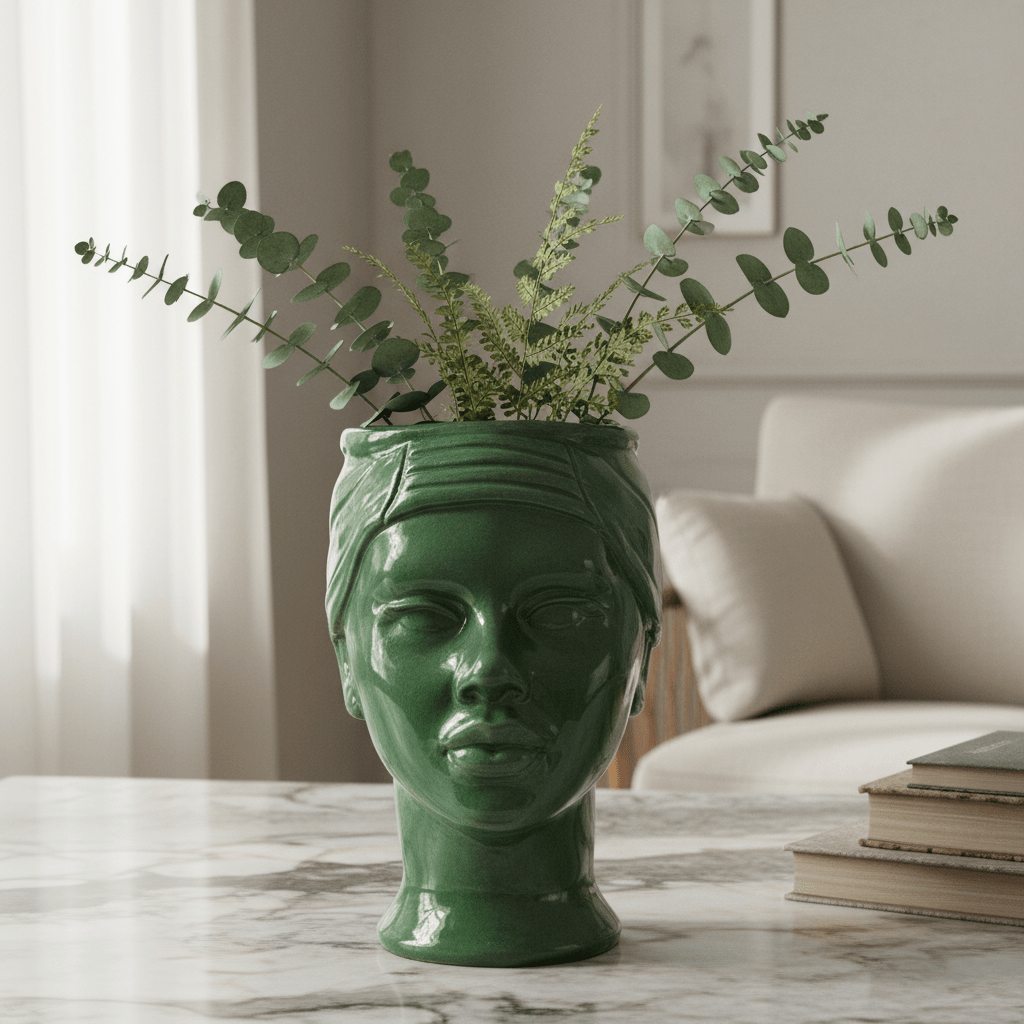 Testa di Moro Era Argilla Verde scuro - Sua Maestà Sicilia