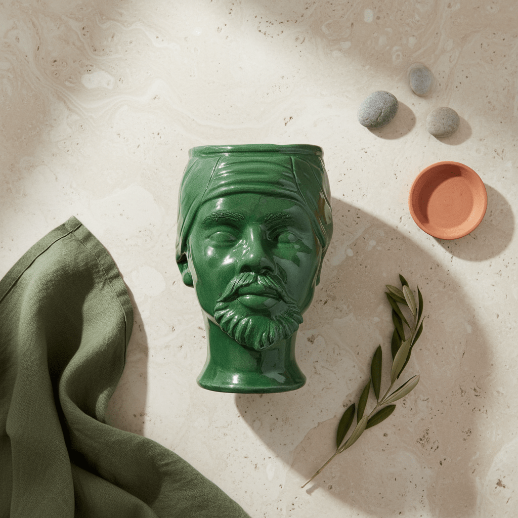 Testa di Moro Era Argilla Verde scuro - Sua Maestà Sicilia