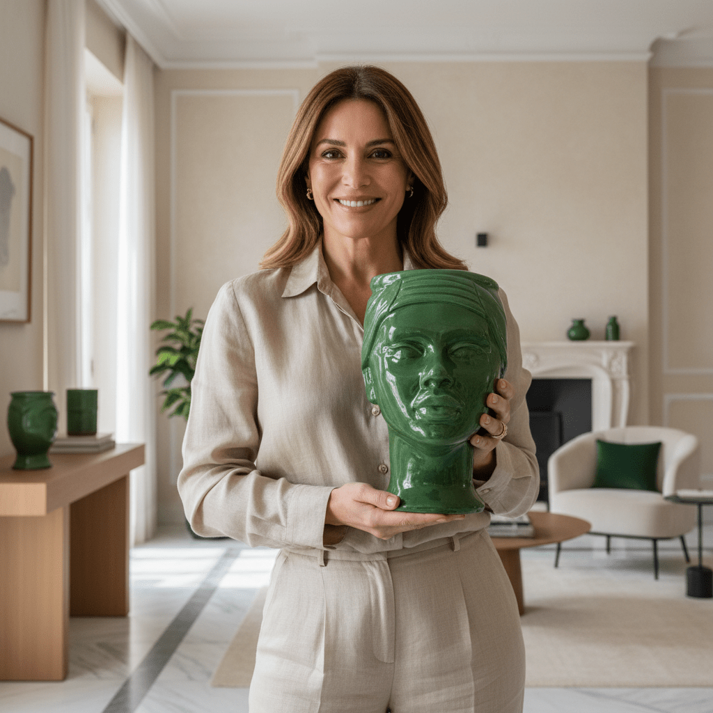 Testa di Moro Era Argilla Verde scuro - Sua Maestà Sicilia