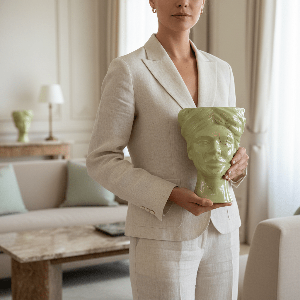 Testa di Moro Iride Verde Chiaro - Sua Maestà Sicilia