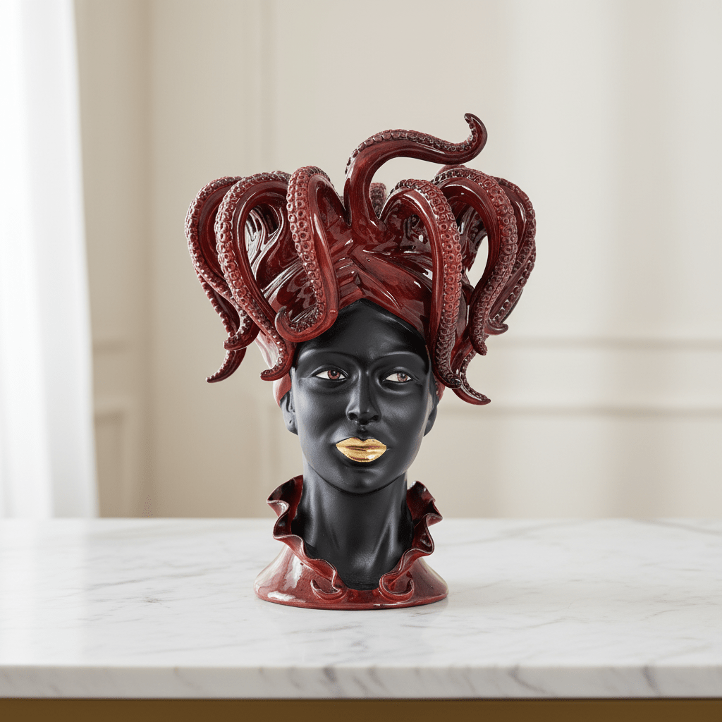 Testa di Moro Puppu bordeaux - Sua Maestà Sicilia