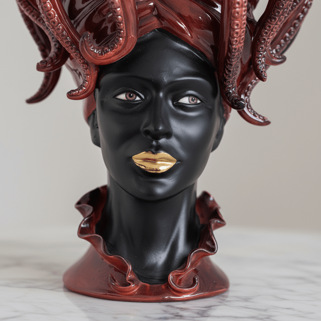 Testa di Moro Puppu bordeaux - Sua Maestà Sicilia