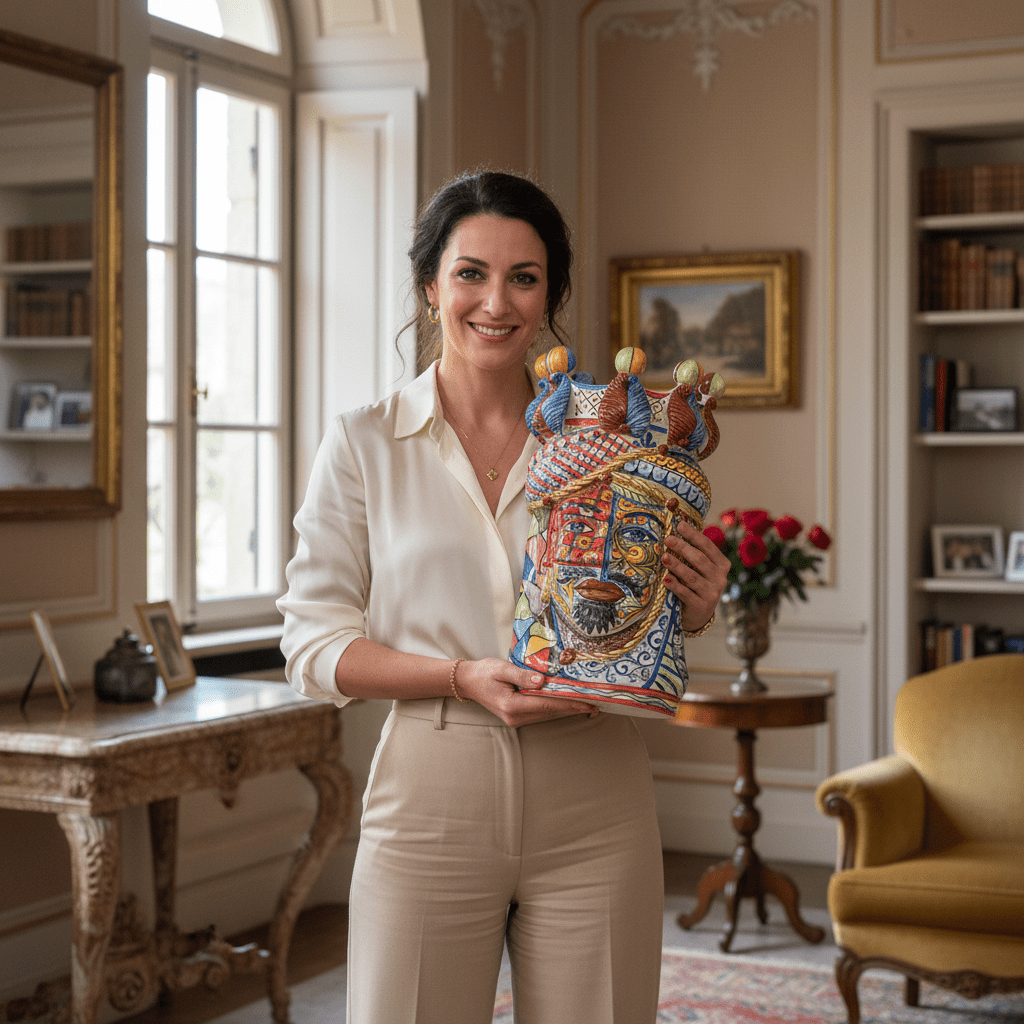 Testa di Moro Sicilyart Frida - Sua Maestà Sicilia