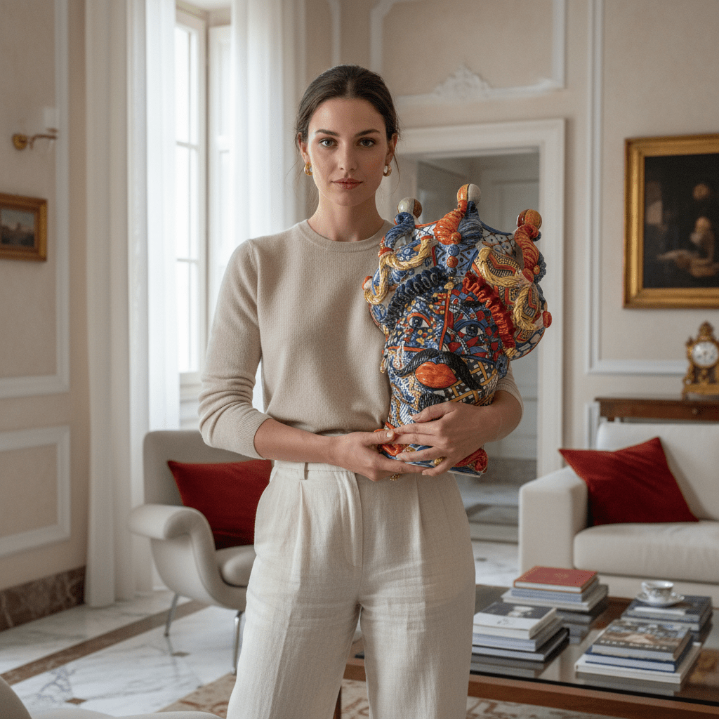 Testa di Moro Sicilyart Kore - Sua Maestà Sicilia