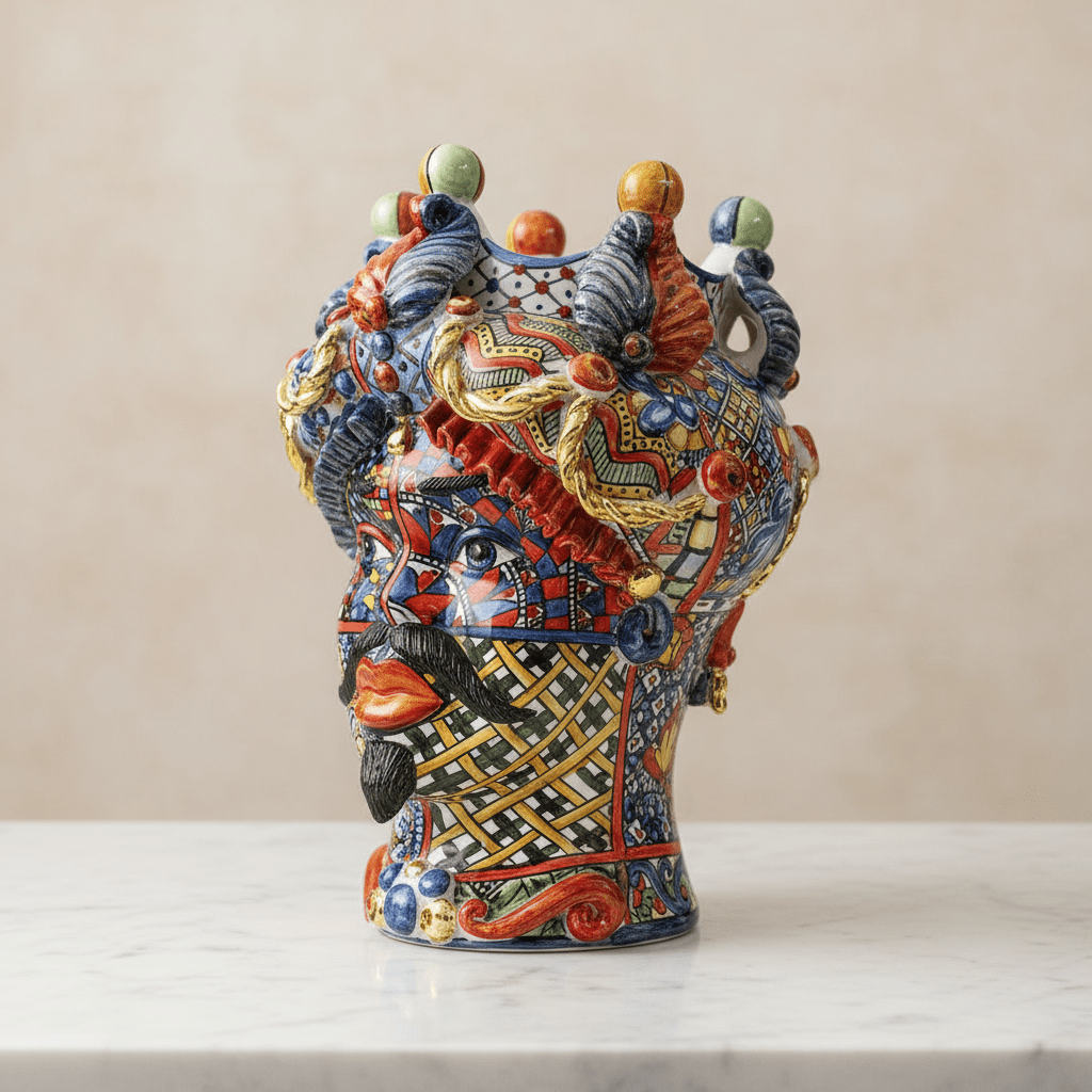 Testa di Moro Sicilyart Kore - Sua Maestà Sicilia