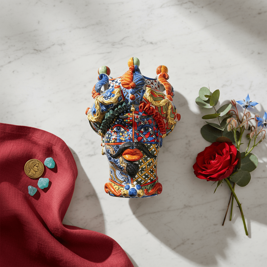 Testa di Moro Sicilyart Kore - Sua Maestà Sicilia