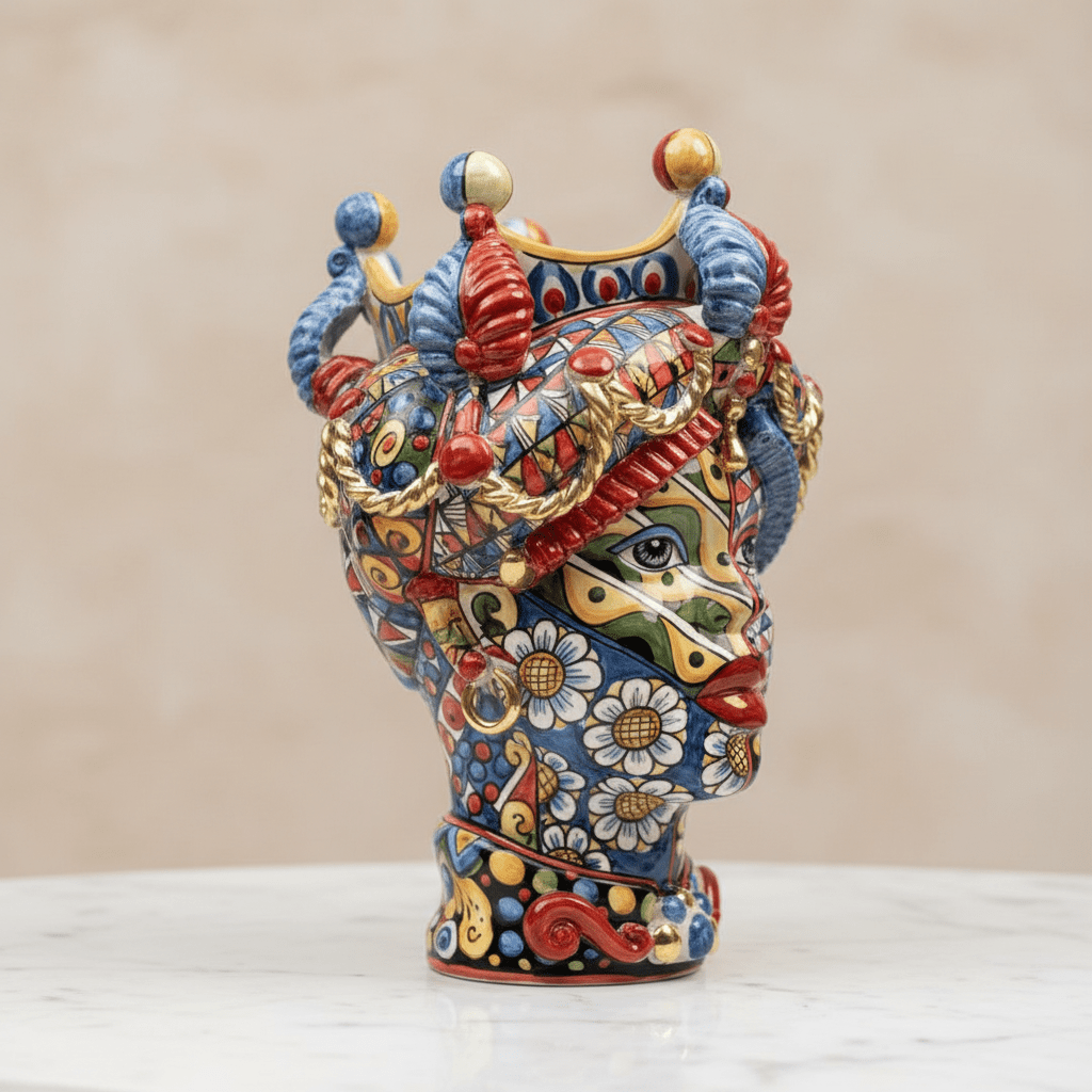 Testa di Moro Sicilyart Kore - Sua Maestà Sicilia