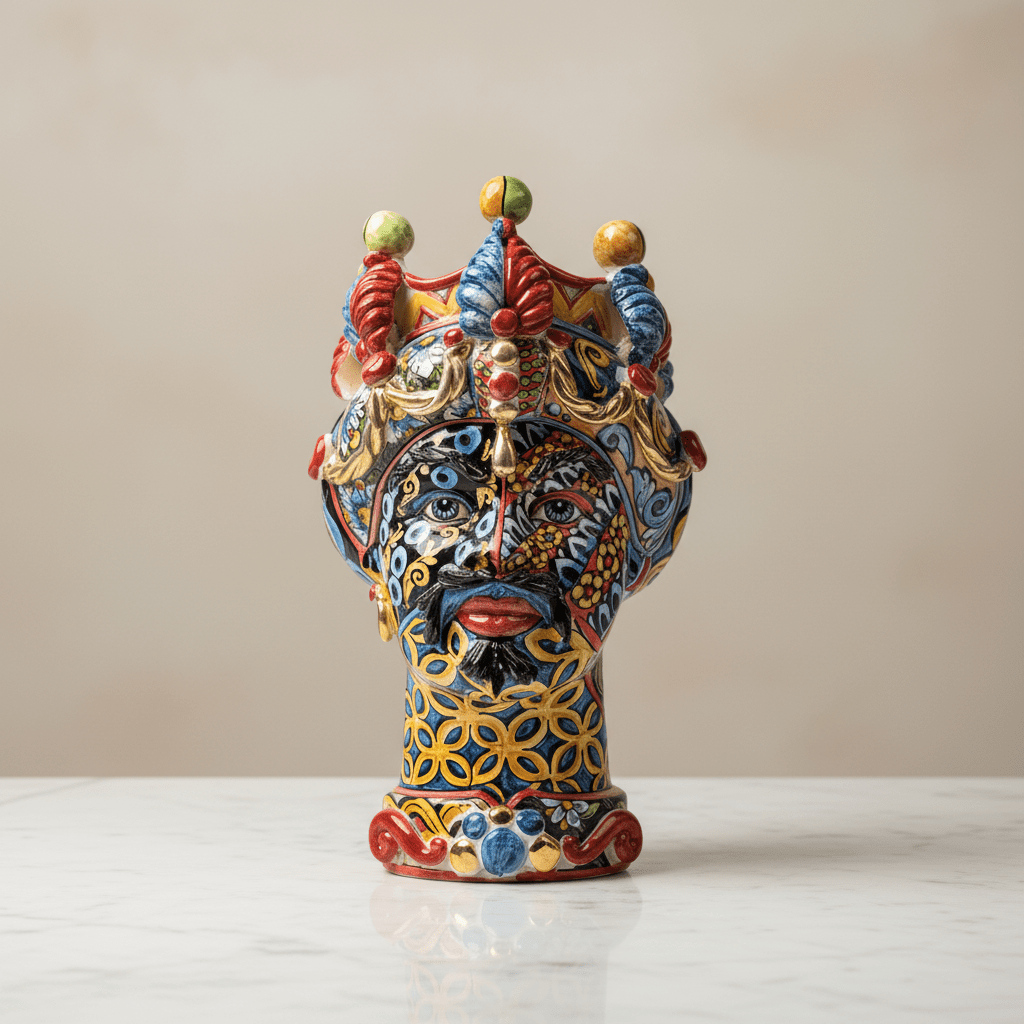 Testa di Moro Sicilyart Liberty - Sua Maestà Sicilia