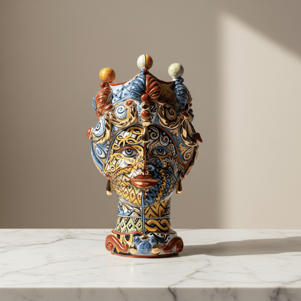 Testa di Moro Sicilyart Liberty - Sua Maestà Sicilia