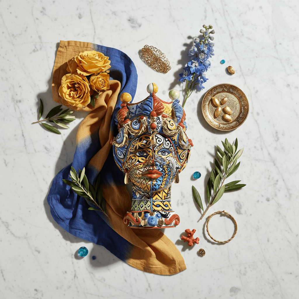 Testa di Moro Sicilyart Liberty - Sua Maestà Sicilia