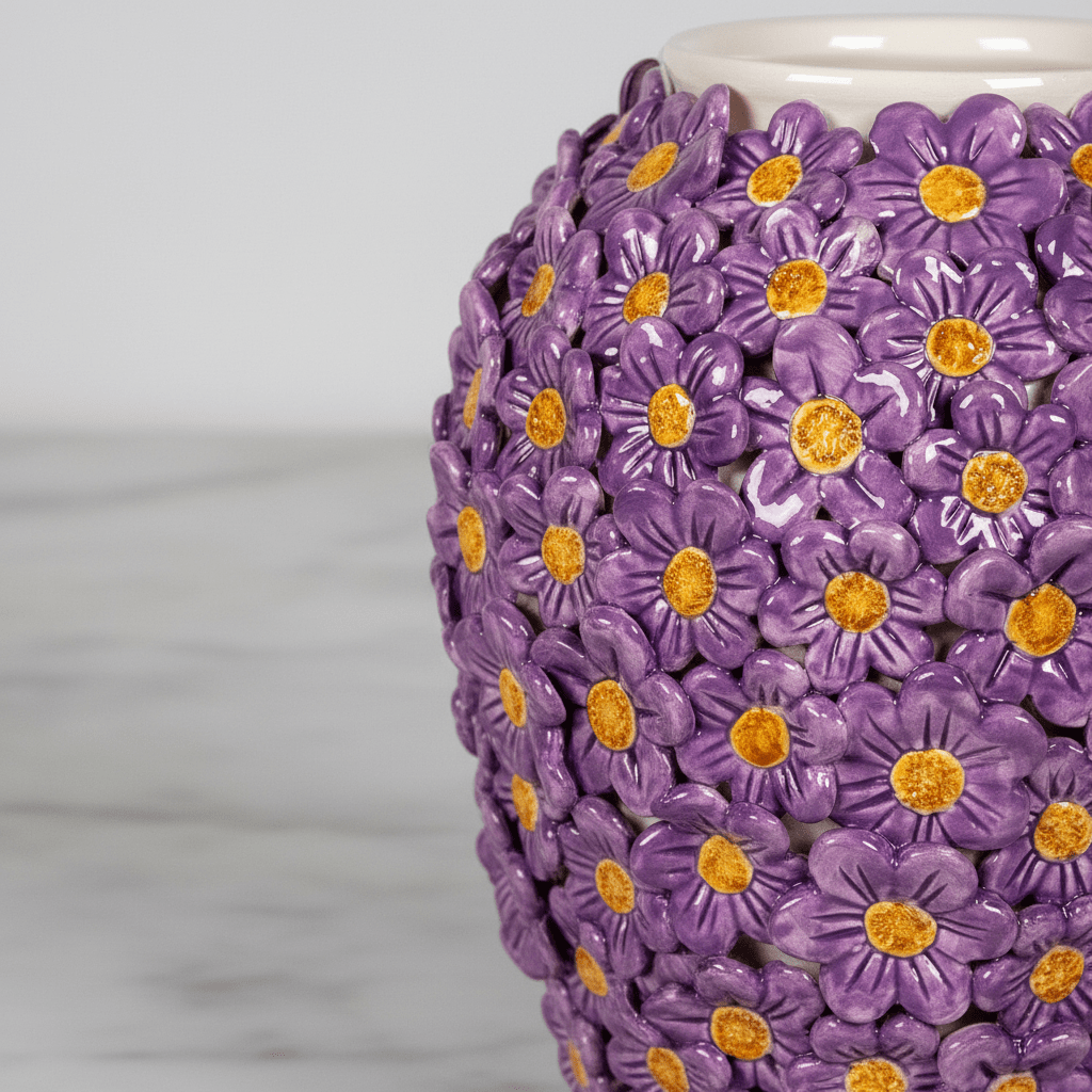 Vaso Margherite Lilla - Sua Maestà Sicilia