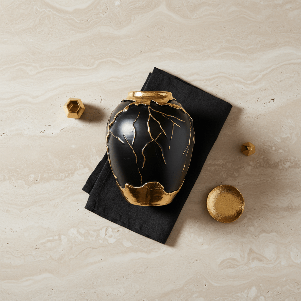 Vaso Oro Nero - Sua Maestà Sicilia