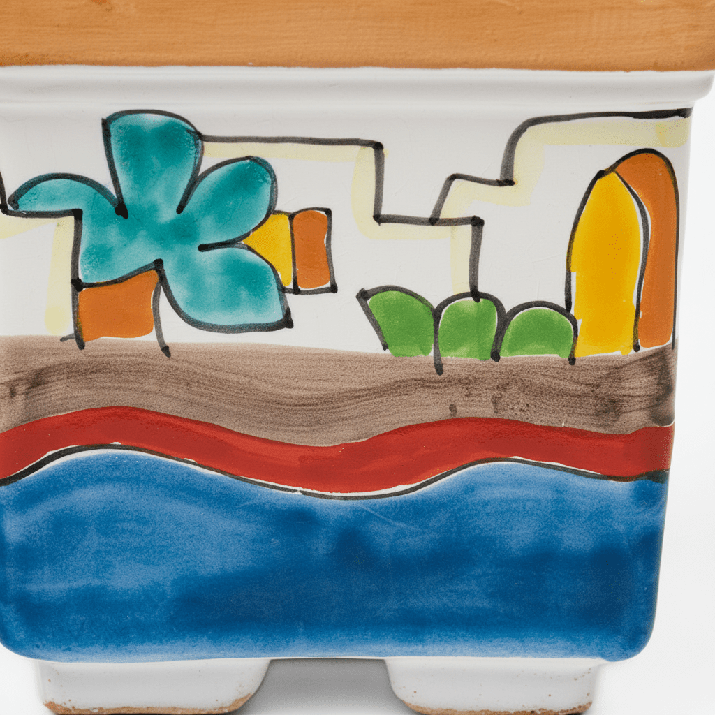 Vaso porta pianta quadrato Dammusi - Sua Maestà Sicilia