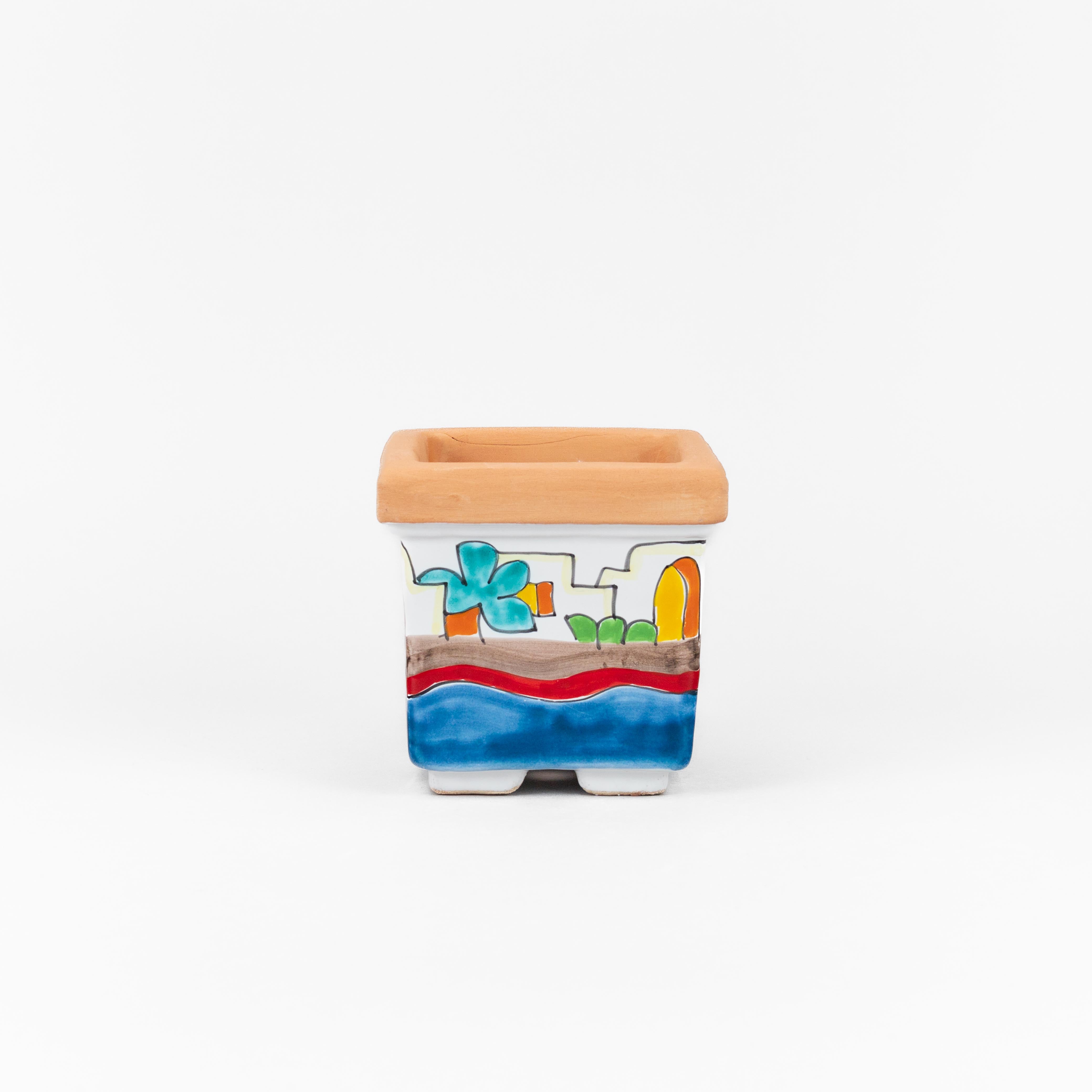 Cache-pot carré Dammusi