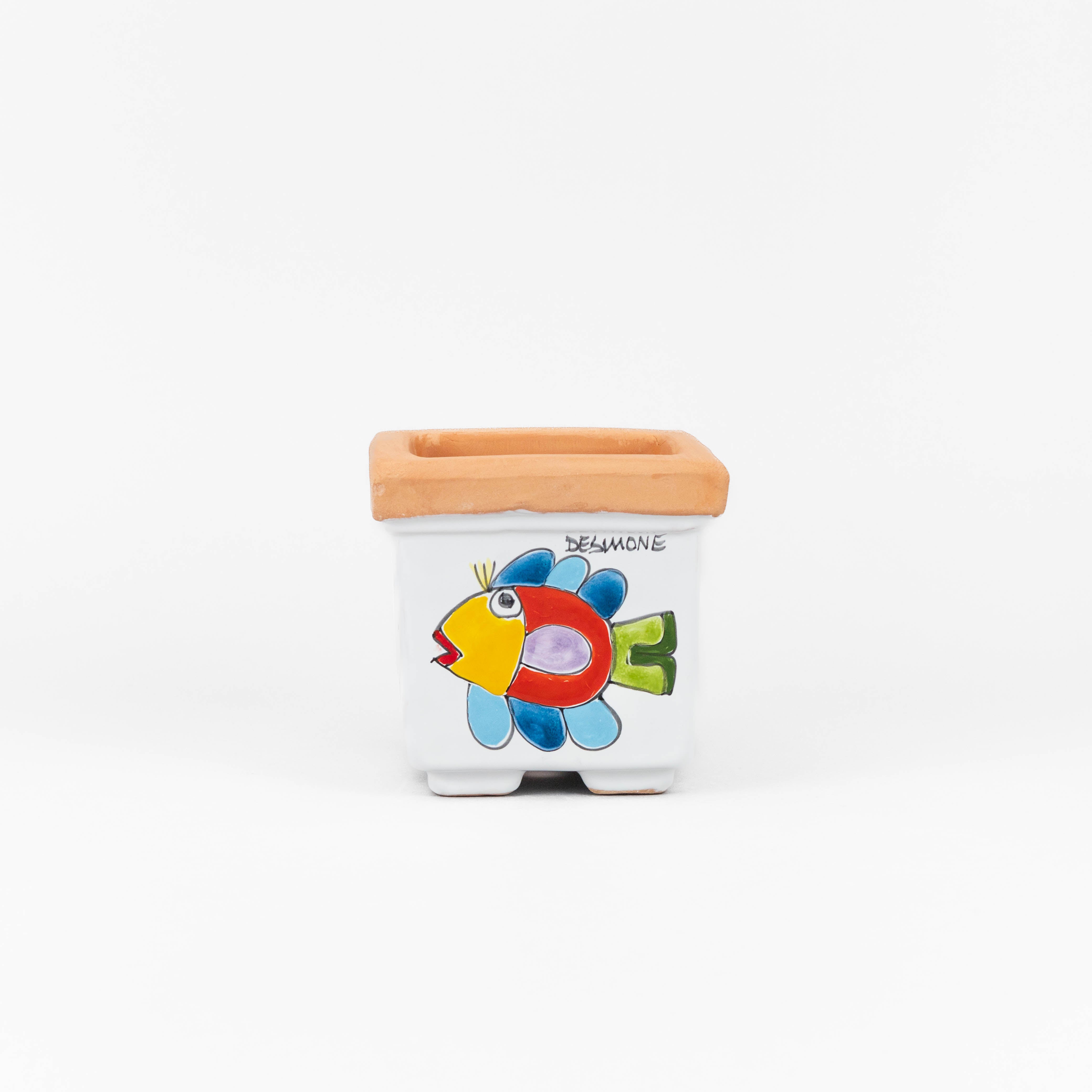 Cache-pot carré Poisson