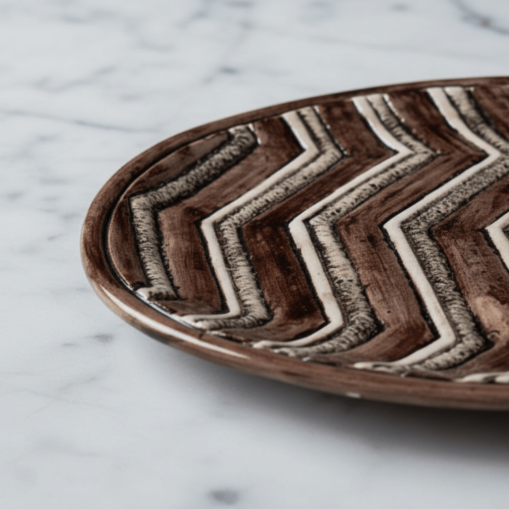 Vassoio ovale Sabbia - Sua Maestà Sicilia