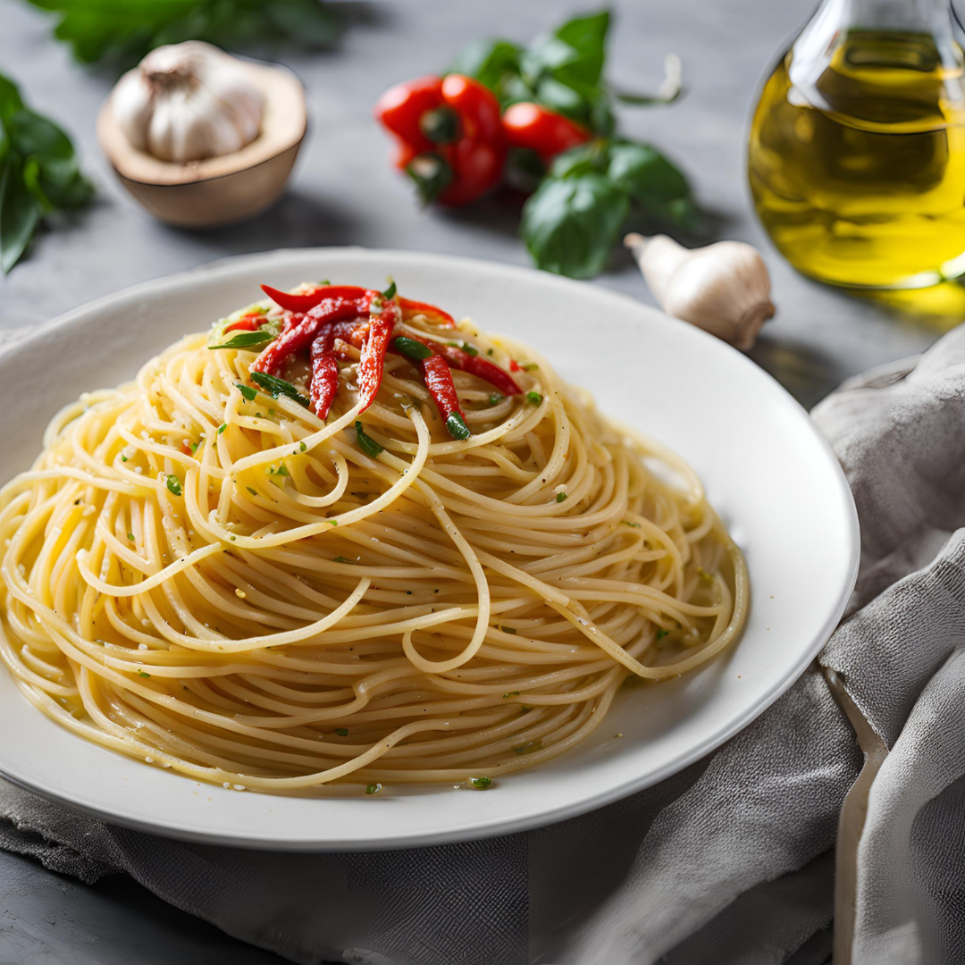 Spaghetti Aglio, Olio e Peperoncino alla Siciliana