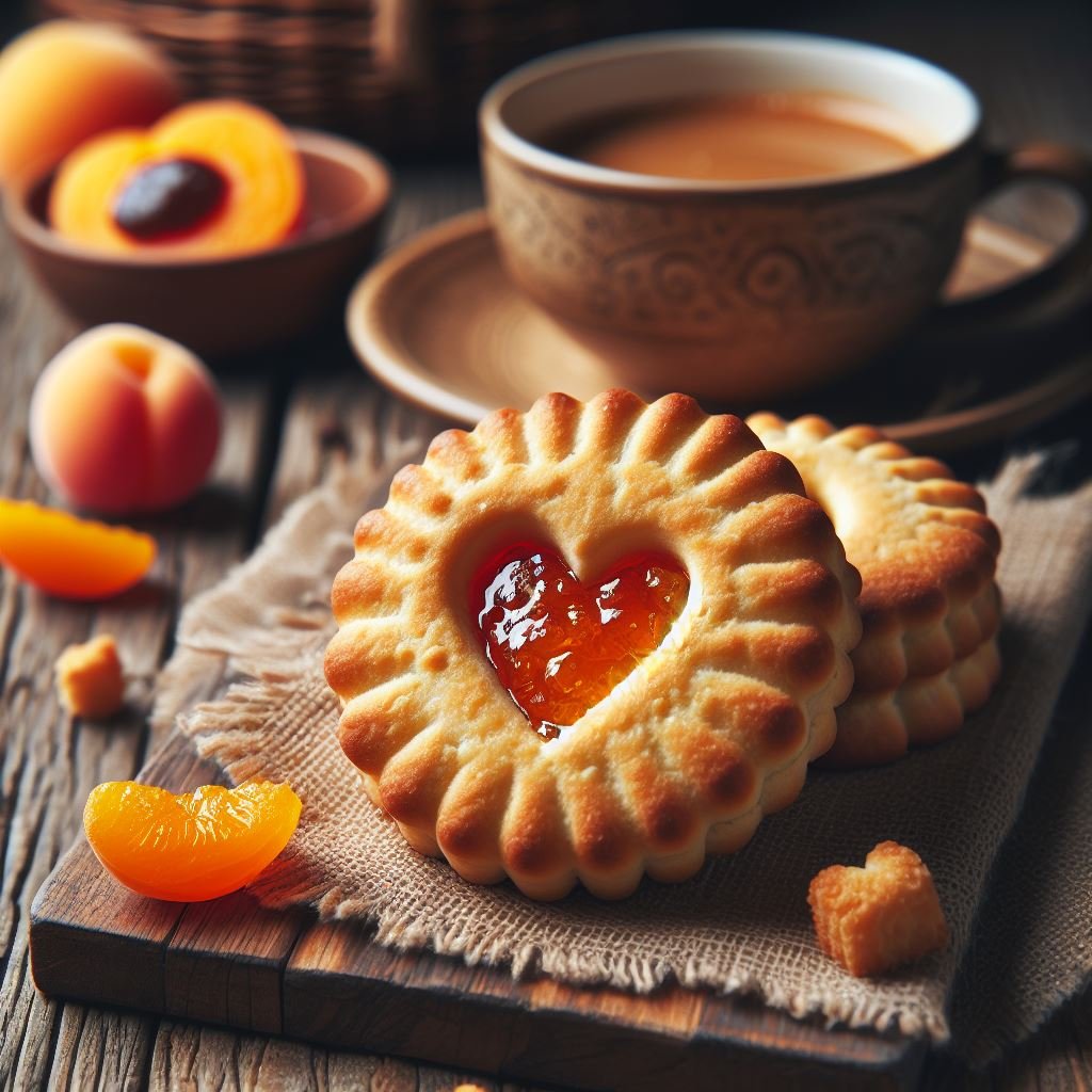 Biscotti al Cuore Caldo di Albicocca - Sua Maestà Sicilia