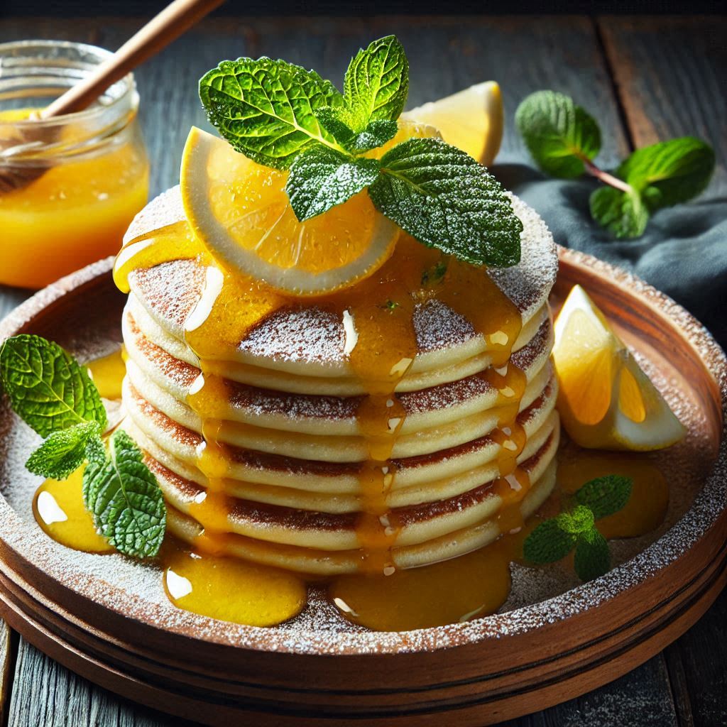 Pancake con Composta di Limoni