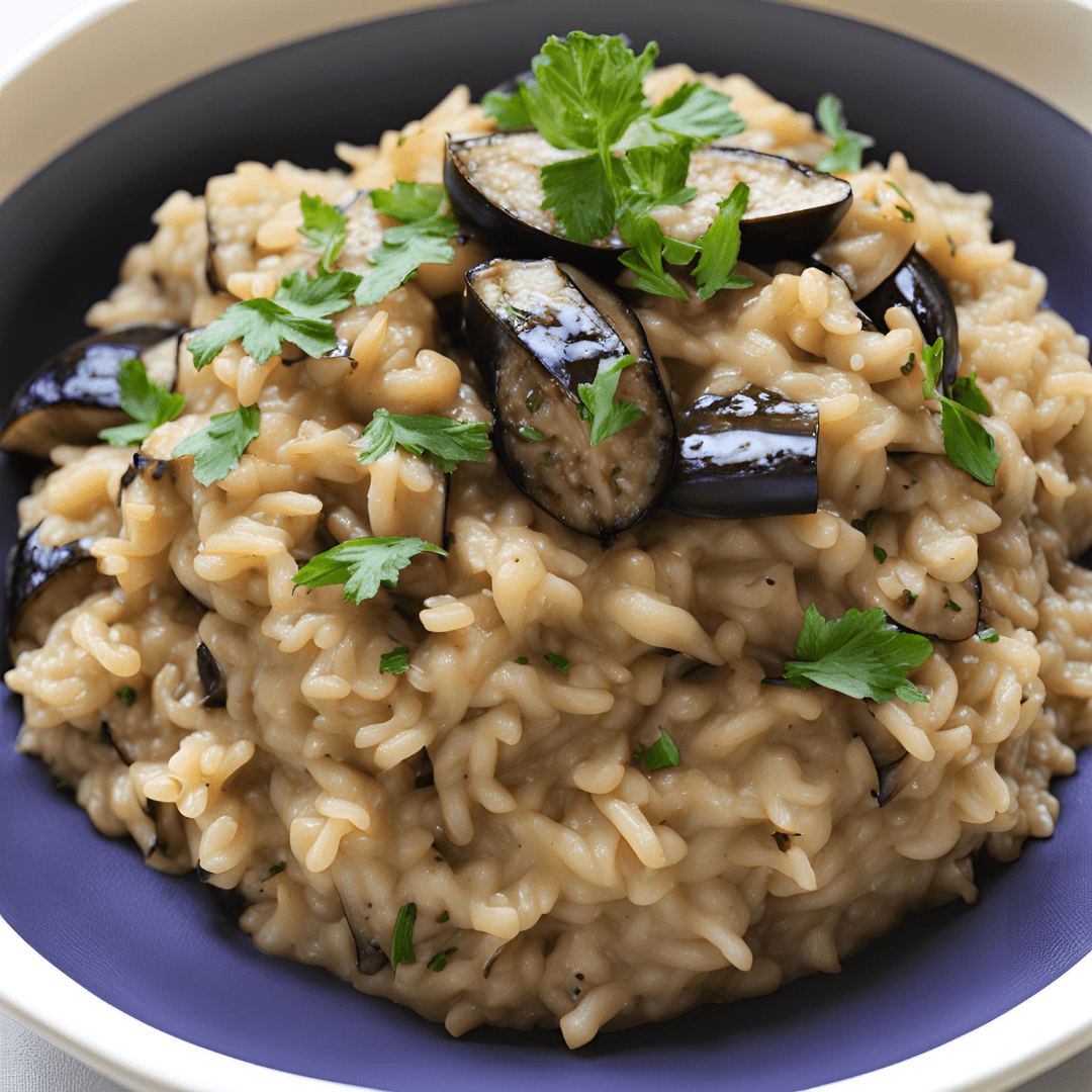 Risotto al Pasticcio di Melanzane e Capperi - Sua Maestà Sicilia
