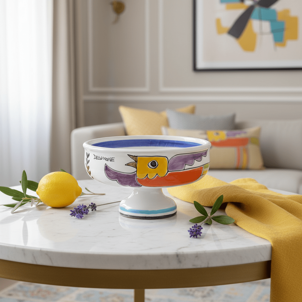 Alzata centrotavola Pulcino - Sua Maestà Sicilia