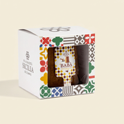Babà Malvasia e Cannella, confezione su fondo crema