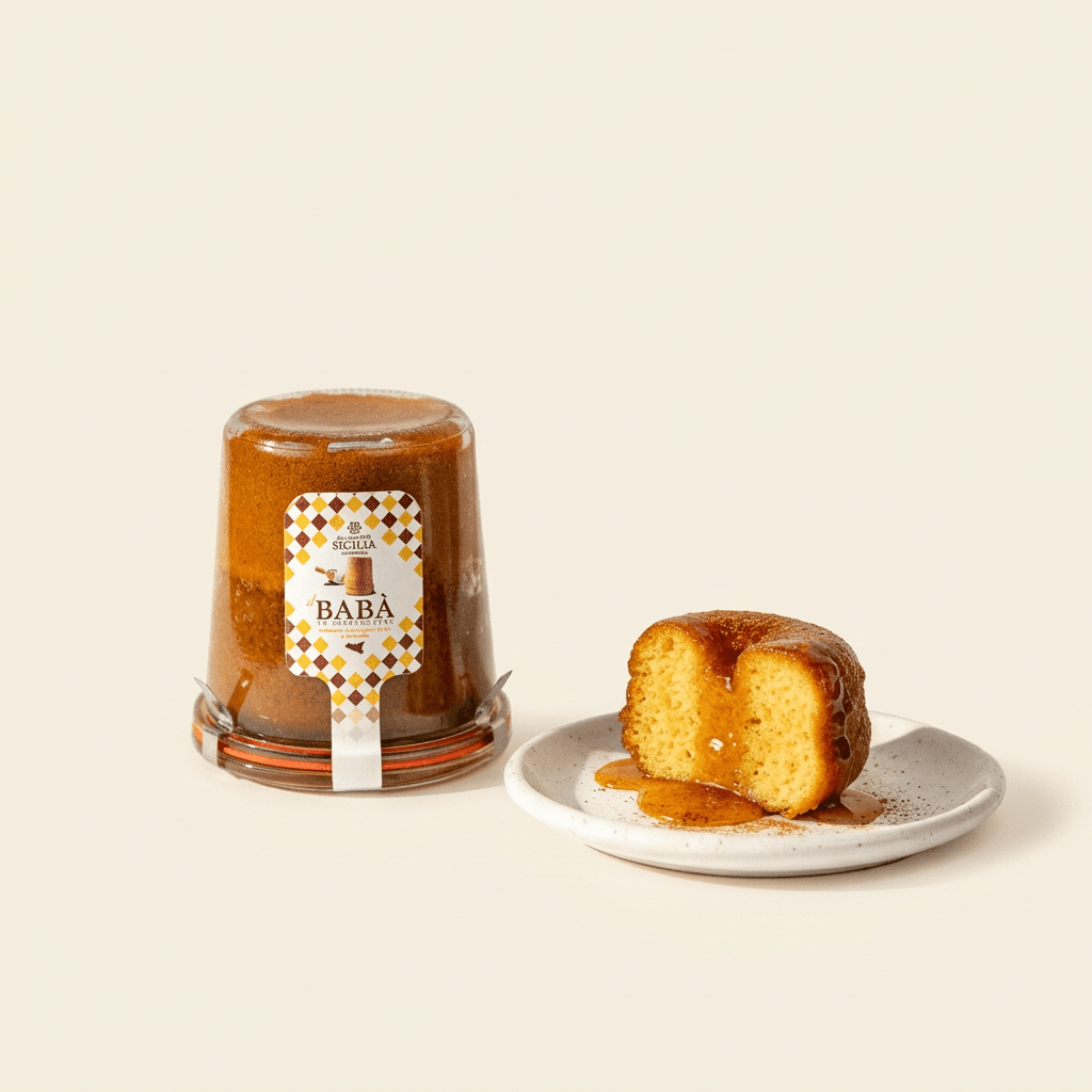 Babà alla Malvasia delle Lipari DOC e Cannella in vasocottura - Sua Maestà Sicilia