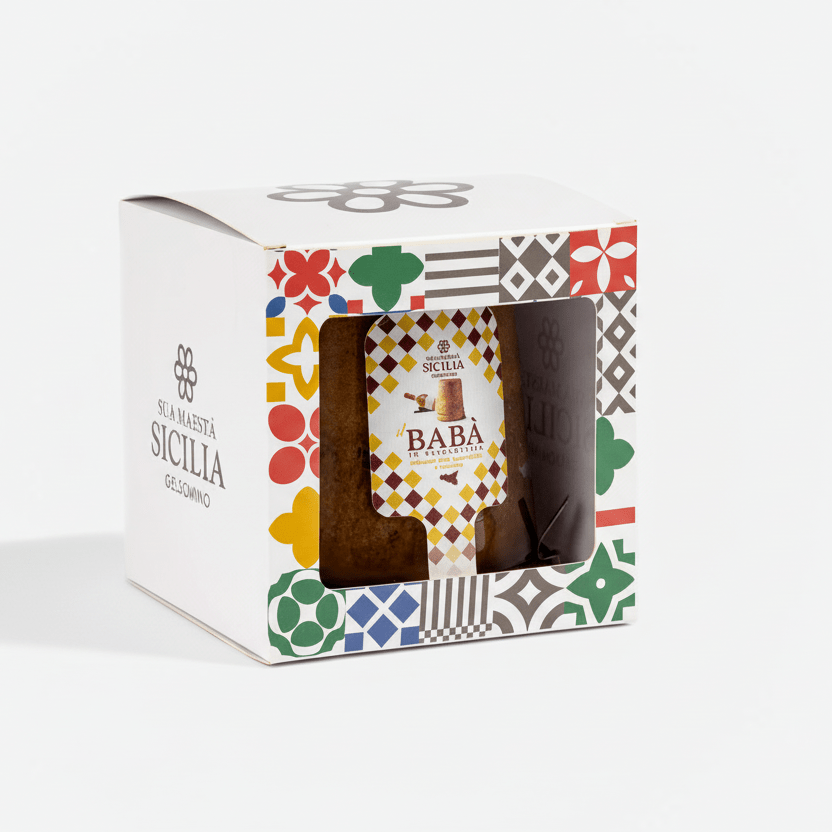 Babà alla Malvasia delle Lipari DOC e Cannella in vasocottura - Sua Maestà Sicilia