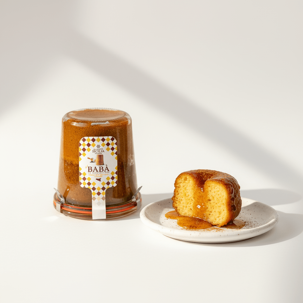 Babà alla Malvasia delle Lipari DOC e Cannella in vasocottura - Sua Maestà Sicilia