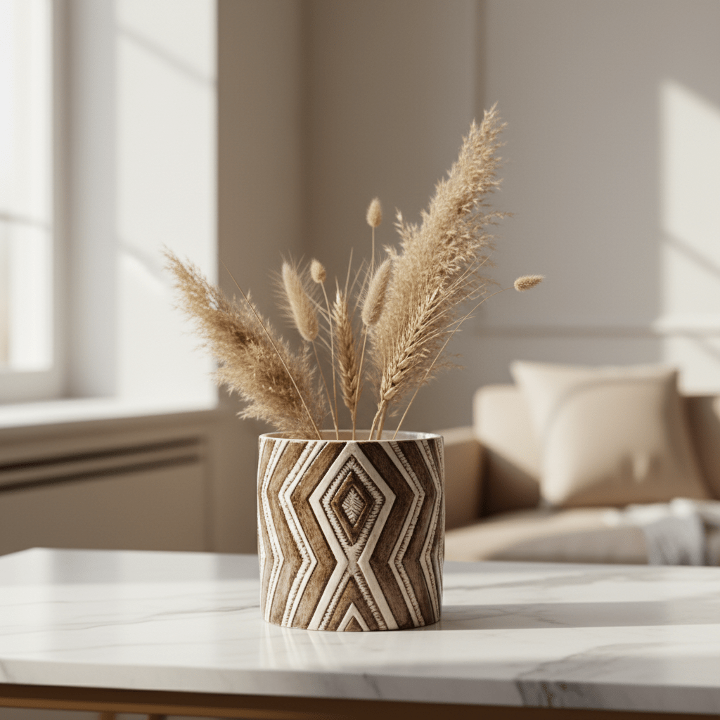 Cachepot basso Sabbia - Sua Maestà Sicilia