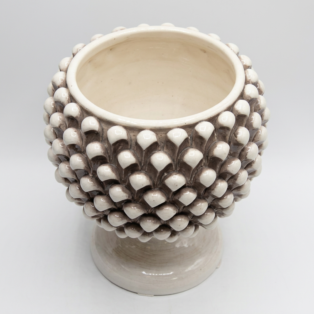 Cachepot bianco antico, 2 interno