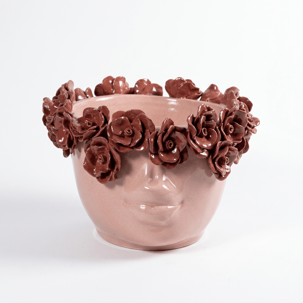 Cachepot Flora Rosa - Sua Maestà Sicilia