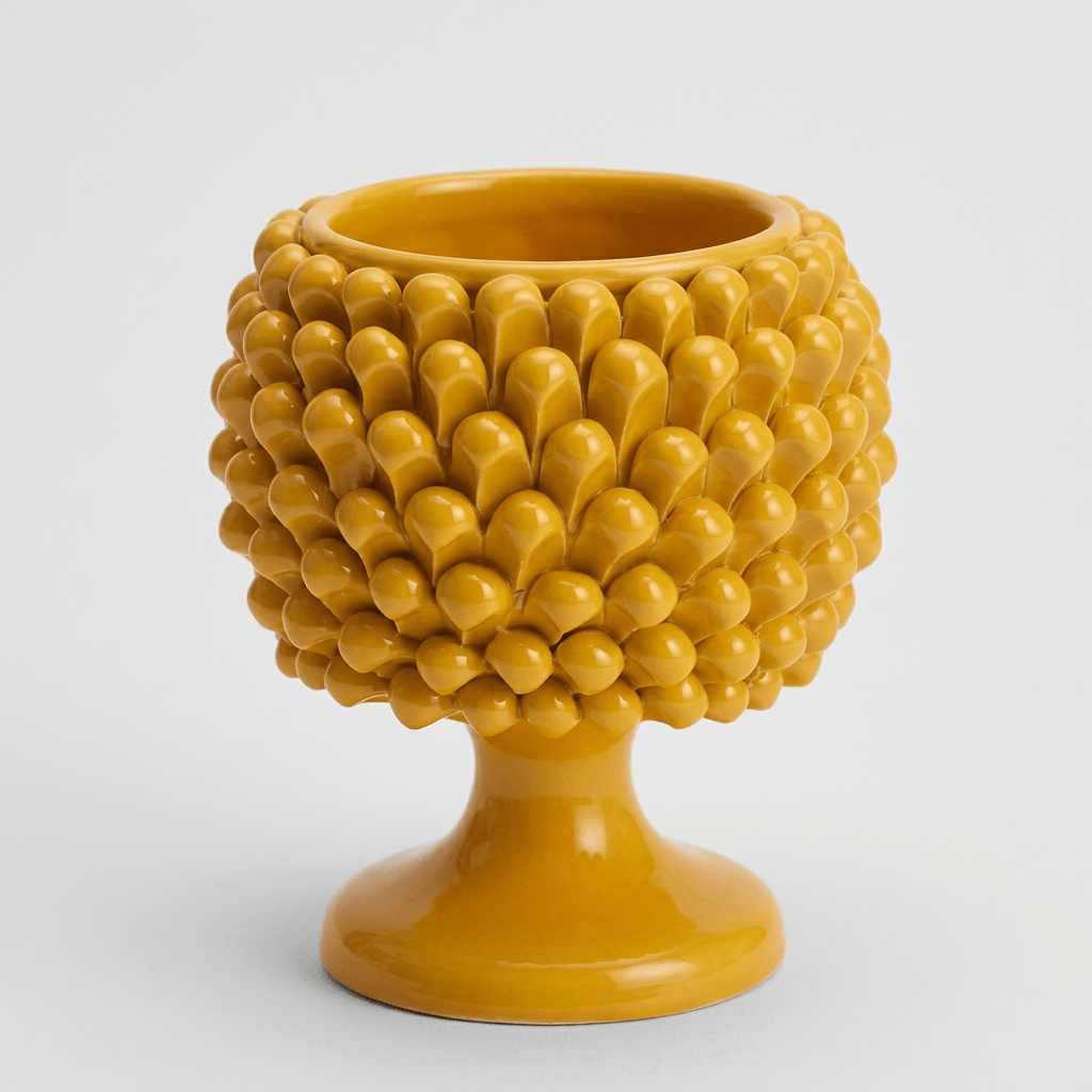 Cachepot Giallo - Sua Maestà Sicilia