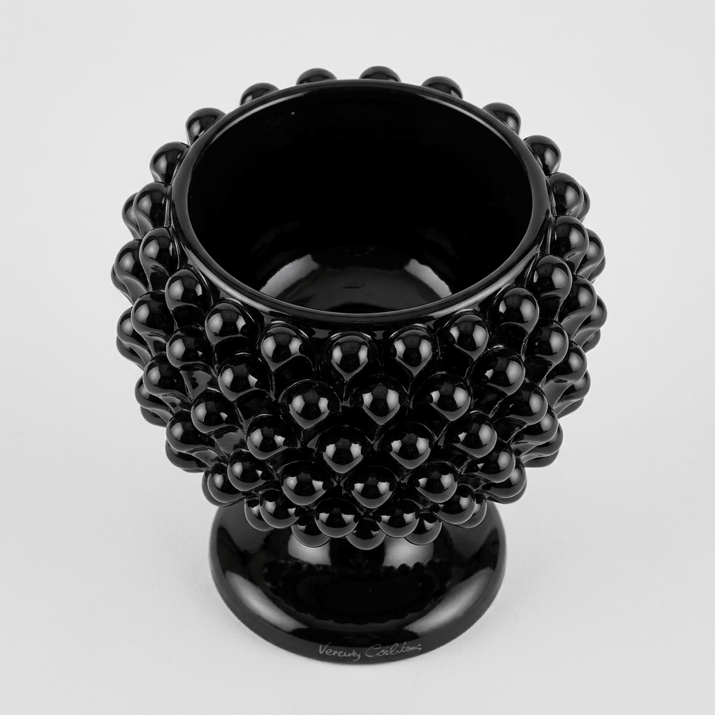 Cachepot Nero Lucido - Sua Maestà Sicilia