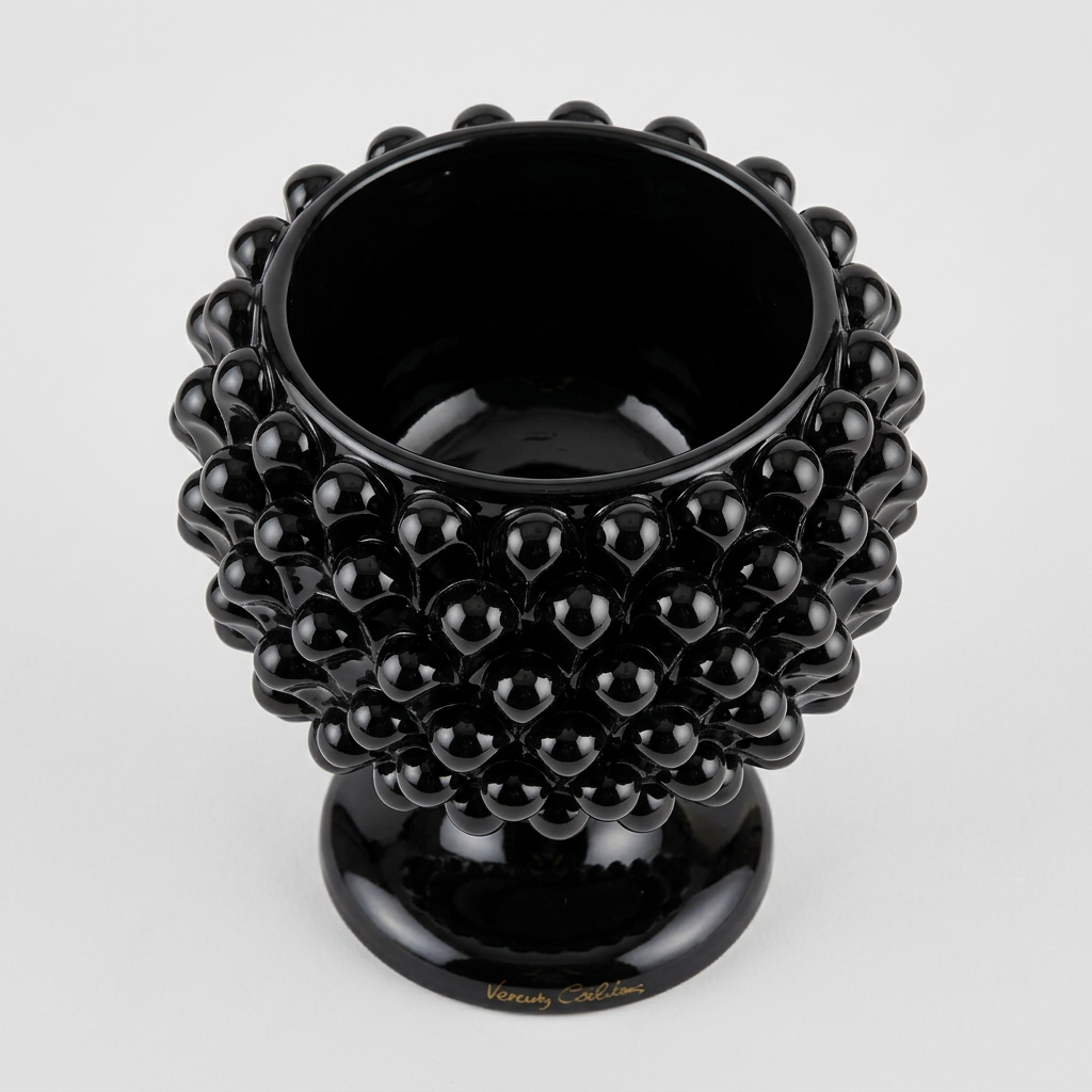 Cachepot nero lucido, 2 interno