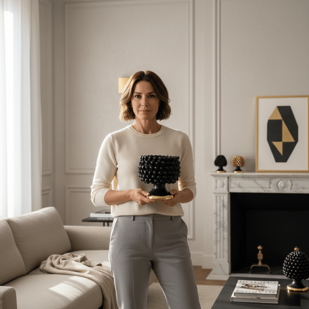 Cachepot Oro Nero - Sua Maestà Sicilia