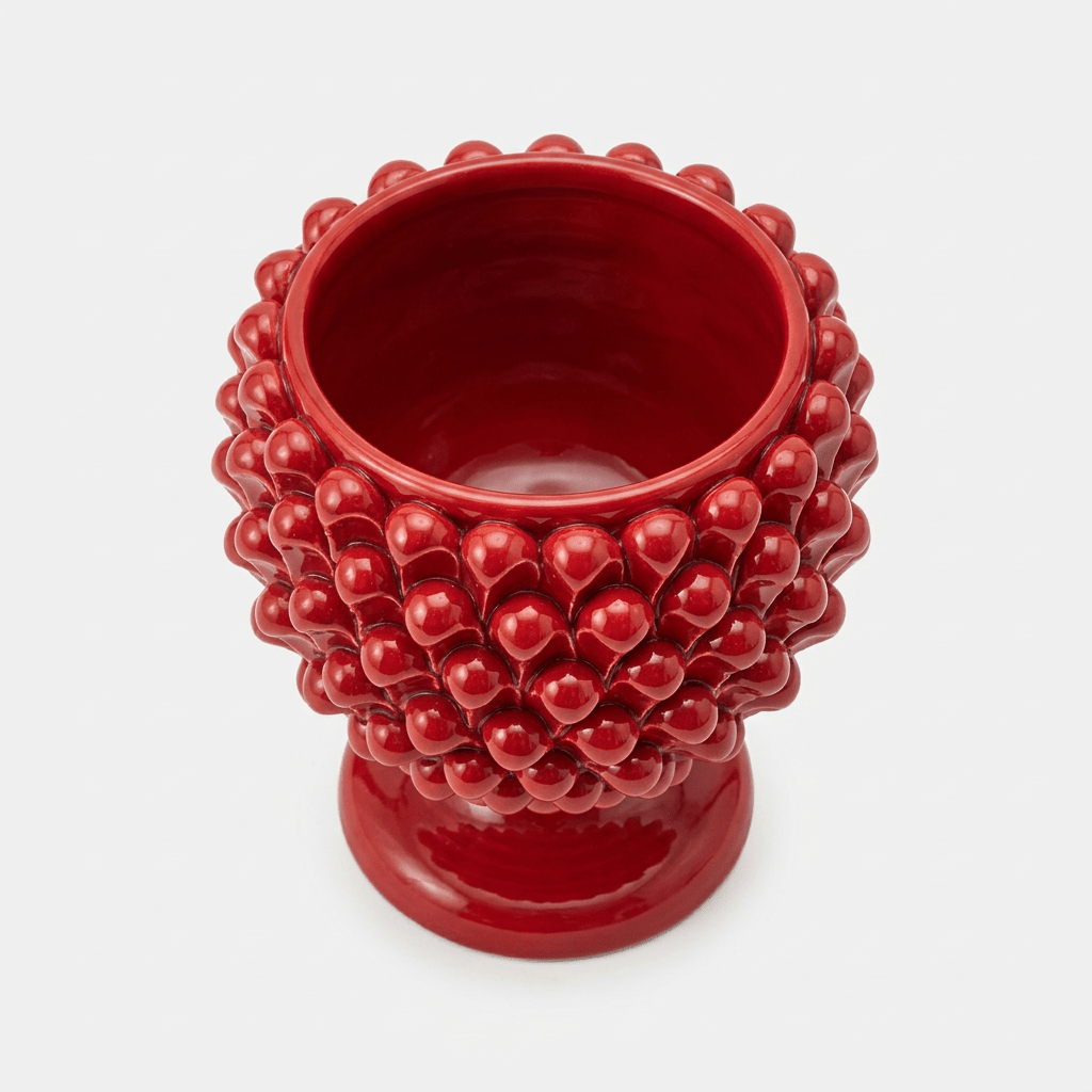 Cachepot Rosso - Sua Maestà Sicilia