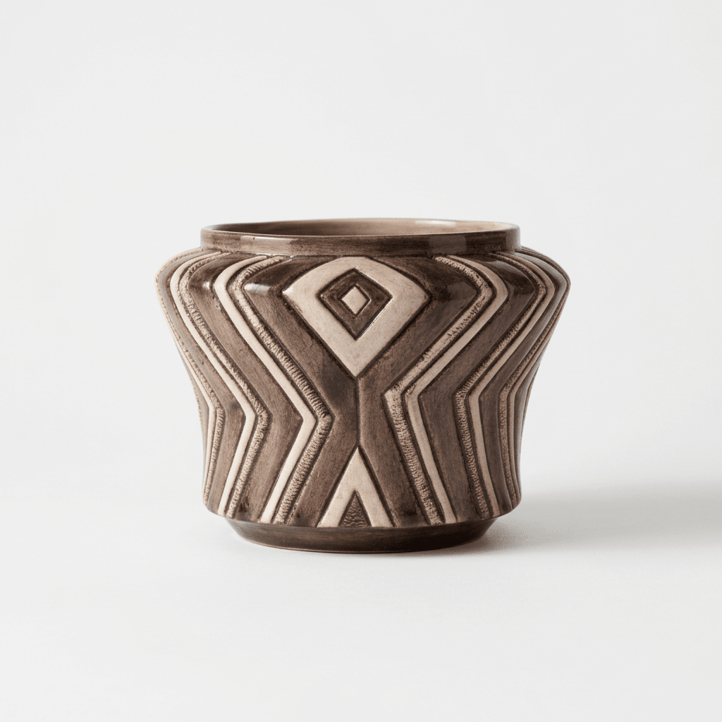 Sand shaped cachepot