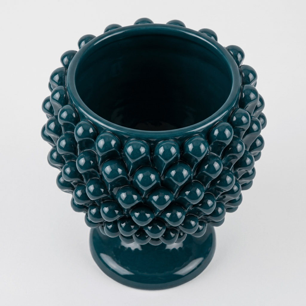 Cachepot Verde Ottanio - Sua Maestà Sicilia