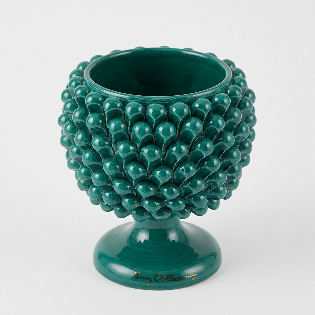 Cachepot verde ramina, 2 interno