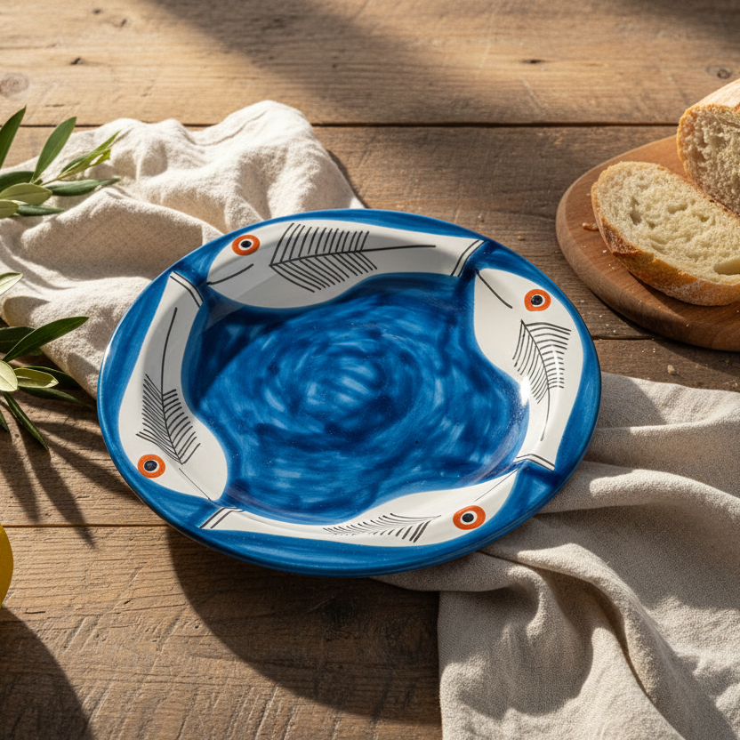 Piatto piano tondo Itaca