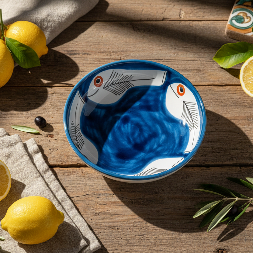 Piatto fondo tondo Itaca