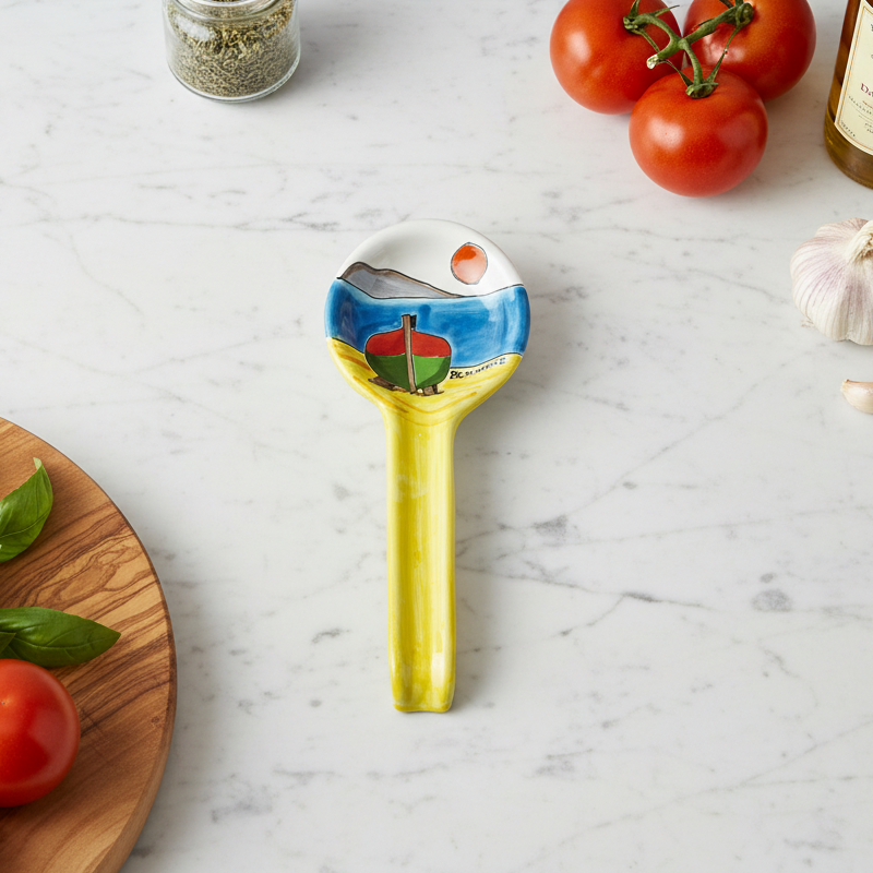 Poggiamestolo tondo Dammusi elaborato