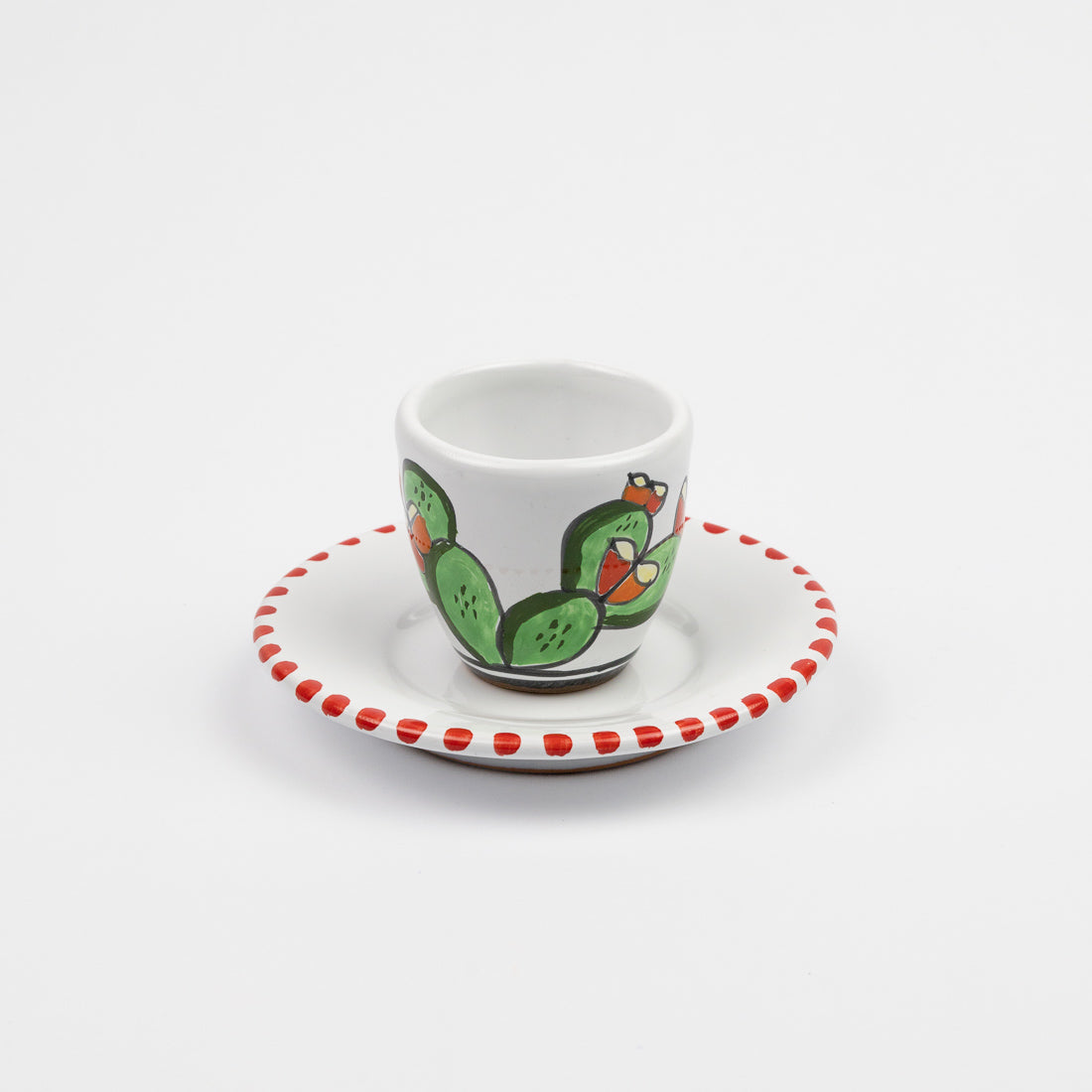 Tasse à café et soucoupe Ficus