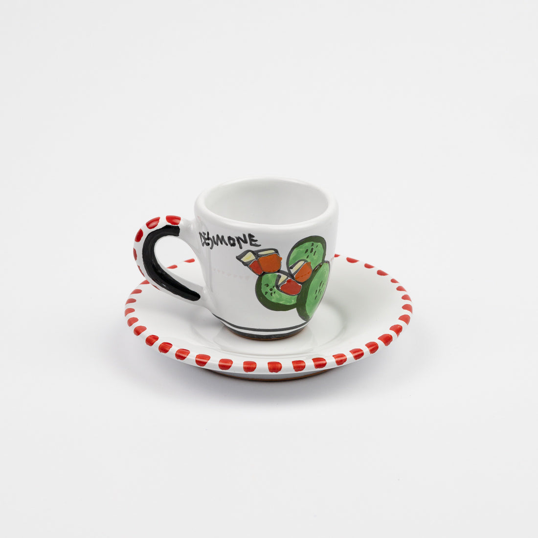 Tasse à café et soucoupe Ficus