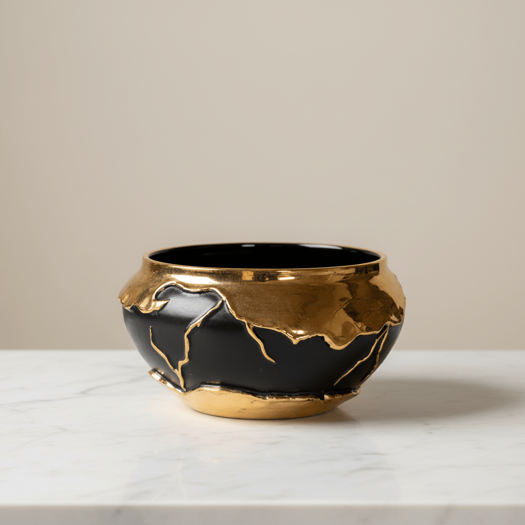 Ciotola Oro Nero - Sua Maestà Sicilia