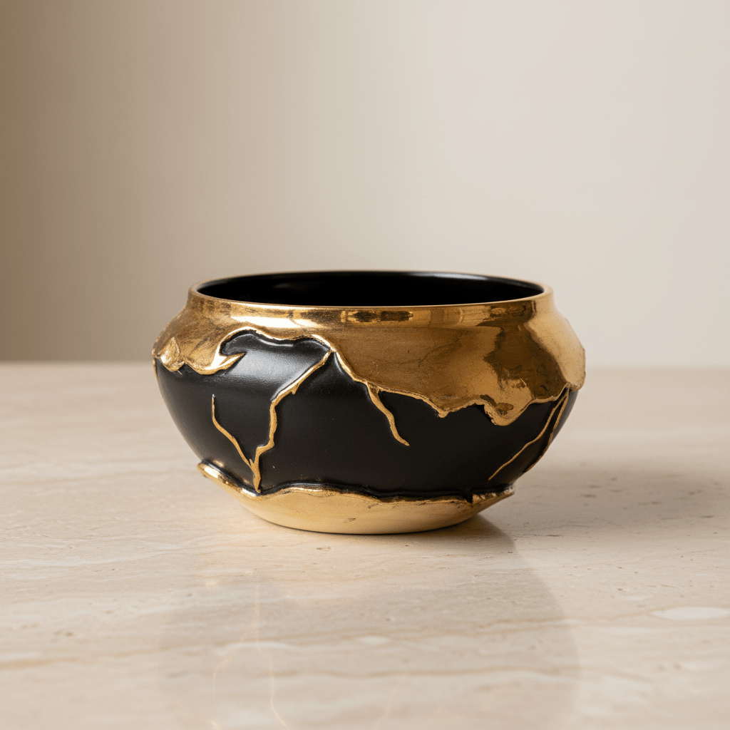 Ciotola Oro Nero - Sua Maestà Sicilia